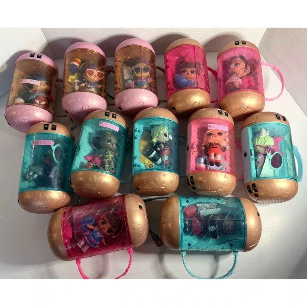 LOL Surprise Doll Lot w/ Capsules Carry Cases Accessories Huge Mixed Bundle